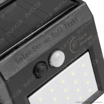 Sure Energy Lampada LED per Esterno IP44 con Pannello Solare e