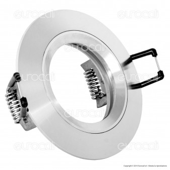 Kanlux TABO CT-AS02-AL Portafaretto Rotondo da Incasso per Lampadine