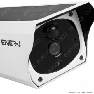 Ener-J Solar IP Camera Wi-Fi Telecamera di Sorveglianza a Batteria