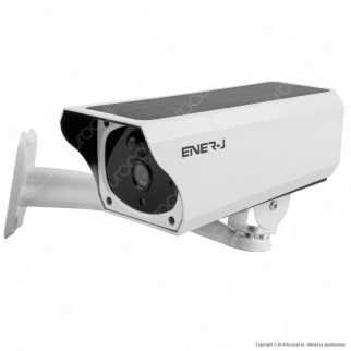 Ener-J Solar IP Camera Wi-Fi Telecamera di Sorveglianza a Batteria