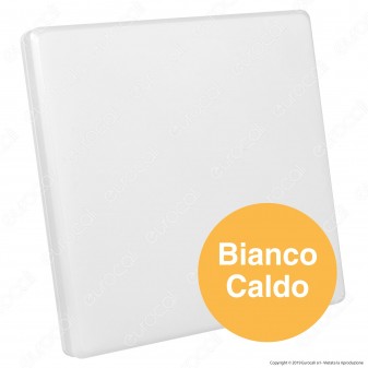 V-Tac VT-8066SQ Plafoniera LED 25W Forma Quadrata Colore Bianco - SKU