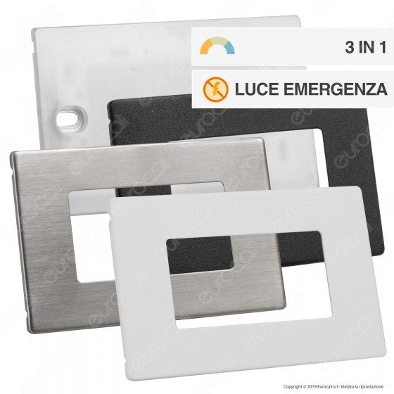 FAI Punto Luce Segnapasso LED Montaggio a Incasso Rettangolare 2,5W FAI Punto Luce Segnapasso LED Montaggio a Incasso Rettangolare 2,5W