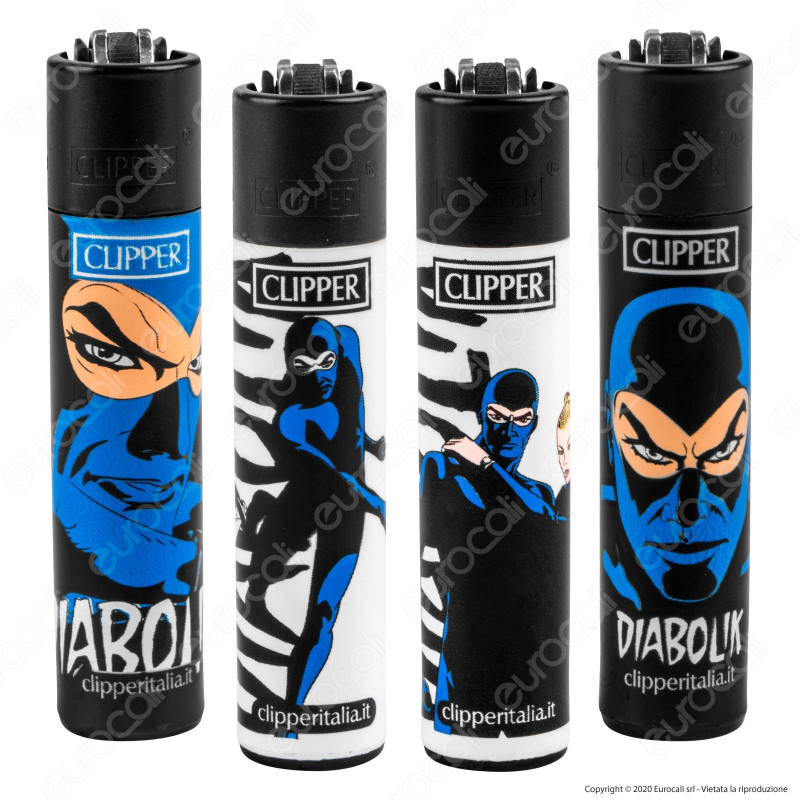 Clipper Large Fantasia DIABOLIK 1 - 4 Accendini [TERMINATO]