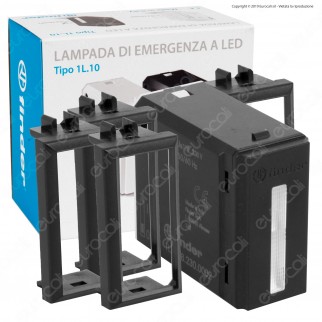 Finder Lumos Tipo 1L.10 Lampada LED 0,2W di Emergenza da Incasso