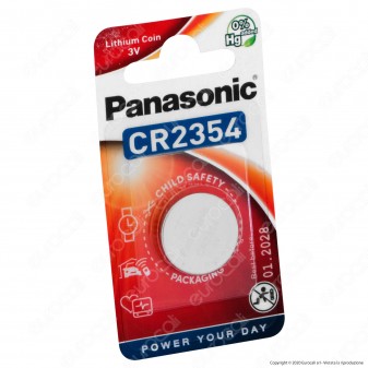 Panasonic Lithium CR2354 / 5BP al Litio Pila 3V - Blister 1 Batteria