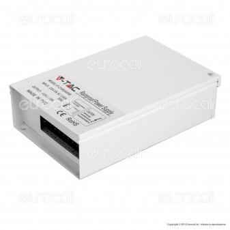 V-Tac Alimentatore 400W 12V Rainproof IP44 a 3 Uscite con Morsetti a
