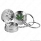 Champ High Grinder Tritatabacco in Metallo 2 Parti con Portachiavi [TERMINATO]
