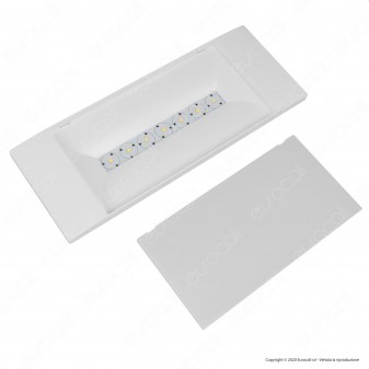 Awex Lampada LED d'Emergenza 2W Anti Black Out 300lm Autonomia 1 Ora