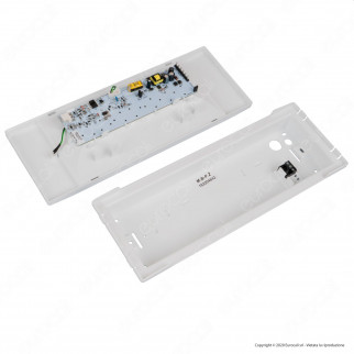 Awex Lampada LED d'Emergenza 2W Anti Black Out 300lm Autonomia 1 Ora