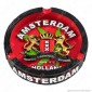Immagine 2 - Amsterdam Posacenere da Tavolo Rotondo in Terracotta con Logo in
