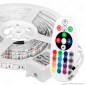 V-Tac VT-5050 Kit con Striscia LED 5050 Multicolore RGB 5mt Controller e Alimentatore - SKU 2558