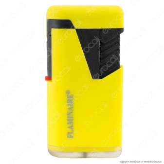 Flaminaire Paris Accendino Double Jet Rubber Soft Touch Antivento -