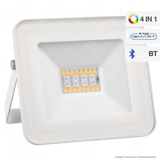 V-Tac VT-5020 Faro LED 20W con Wireless Smart Control RGB+W V-Tac VT-5020 Faro LED 20W con Wireless Smart Control RGB+W
