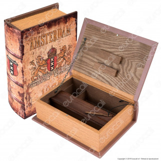 Amsterdam Leoni Spliff Box Stazione di Rollaggio Grande in Legno