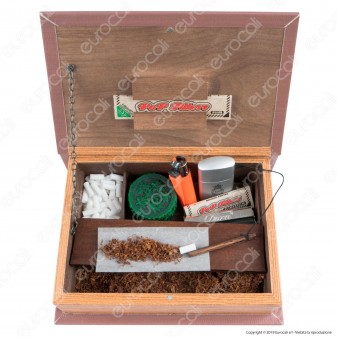 Amsterdam Leoni Spliff Box Stazione di Rollaggio Grande in Legno