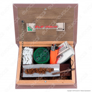 Amsterdam Wapen Spliff Box Stazione di Rollaggio Piccola in Legno