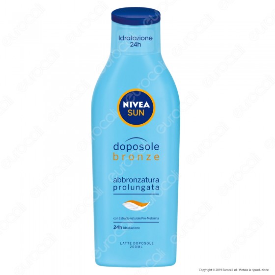 Nivea Sun Latte Doposole Bronze Abbronzatura Prolungata Idratante con Pro-Melanina - Flacone da 200ml Nivea Sun Latte Doposole Bronze Abbronzatura Prolungata Idratante con Pro-Melanina - Flacone da 200ml