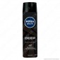 Immagine 1 - Nivea Men Deep Deodorante Spray 48h Dry & Clean Feel con Carbone Attivo - Flacone da 150ml