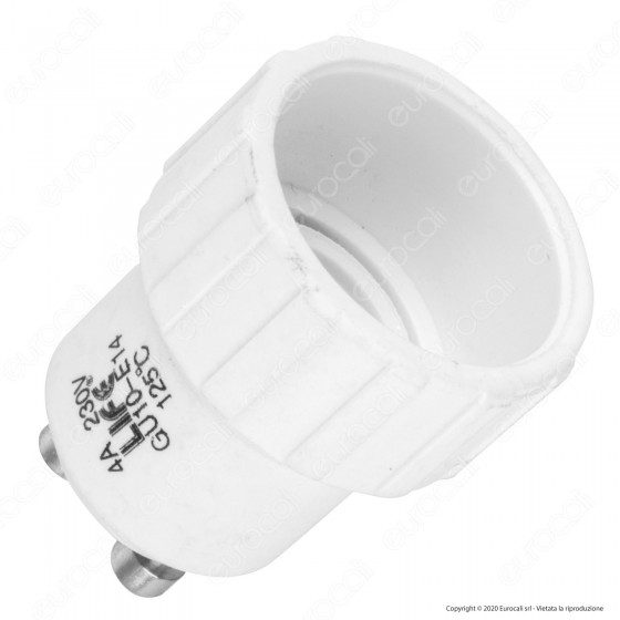 Life Adattatore per Lampadine da GU10 a E14 - mod. 39.PA1014 Life Adattatore per Lampadine da GU10 a E14 - mod. 39.PA1014