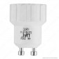 Immagine 2 - Life Adattatore per Lampadine da GU10 a E14 - mod. 39.PA1014