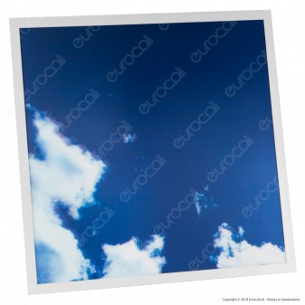 Ener-J 4 Pannelli LED 60x60 40W SMD Fantasia Cielo Diurno 3D con