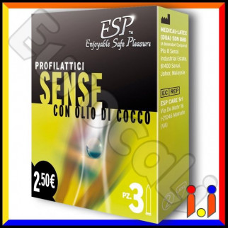 Esp Sense Pleasure - Scatola da 3 Preservativi [TERMINATO]