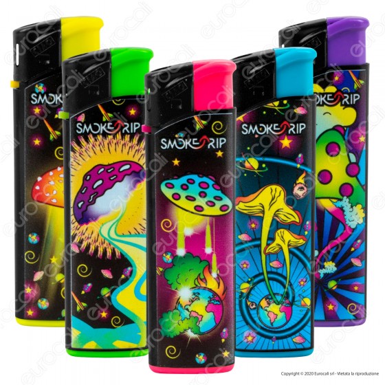 SmokeTrip Accendini Elettronici Ricaricabili Fantasia Space Mushroom SmokeTrip Accendini Elettronici Ricaricabili Fantasia Space Mushroom