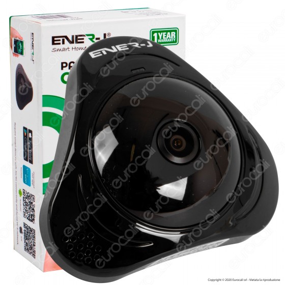 Ener-J Smart Wi-Fi Panoramic VR IP Camera 360° Telecamera di Ener-J Smart Wi-Fi Panoramic VR IP Camera 360° Telecamera di