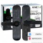 Ener-J WiFi Smart Doorlock Kit Serratura e Maniglie per Porte Apertura a Sinistra 5in1 Nero mod. SHA5276 [TERMINATO]