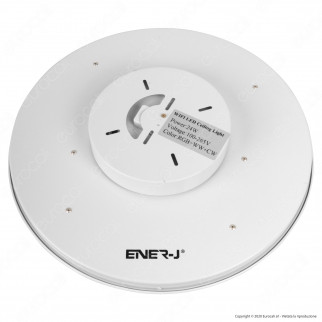Ener-J Wi-Fi Ceiling Lamp Plafoniera LED RGB 4in1 24W Forma Circolare