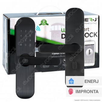 Ener-J Wi-Fi Smart Doorlock Kit Serratura e Maniglie per Porte