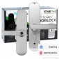 Ener-J Wi-Fi Smart Doorlock Kit Serratura e Maniglie per Porte Apertura a Sinistra 5in1 Argento - mod. SHA5278 [TERMINATO]