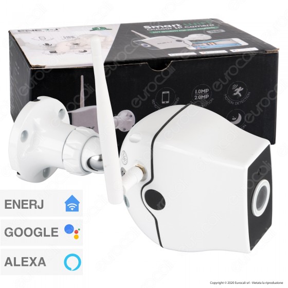 Ener-J Smart Wi-Fi Outdoor IP Camera Telecamera di Sorveglianza Ener-J Smart Wi-Fi Outdoor IP Camera Telecamera di Sorveglianza