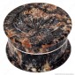 Immagine 2 - Grinder Tritatabacco Black Leaf 2 Parti in Pietra [TERMINATO]