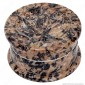 Immagine 3 - Grinder Tritatabacco Black Leaf 2 Parti in Pietra [TERMINATO]