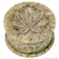 Immagine 4 - Grinder Tritatabacco Black Leaf 2 Parti in Pietra [TERMINATO]