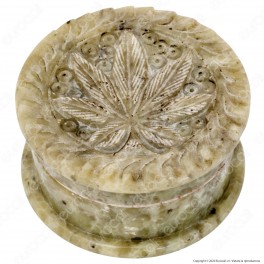 Grinder Tritatabacco Black Leaf 2 Parti in Pietra [TERMINATO]