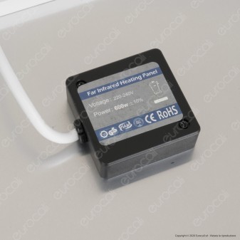 Ener-J Pannello Radiante Riscaldamento a Infrarossi 100x60 600W a