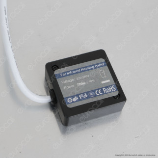 Ener-J Pannello Radiante per Riscaldamento a Infrarossi 120x60 720W a