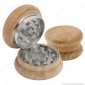 Grinder Tritatabacco Natural 2 Parti in Legno e Metallo [TERMINATO]