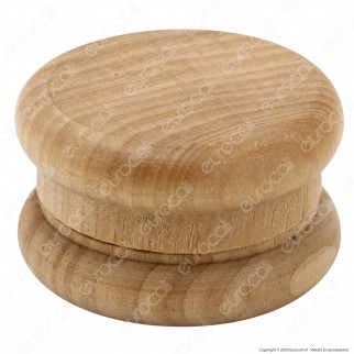 Grinder Tritatabacco Natural 2 Parti in Legno e Metallo [TERMINATO]