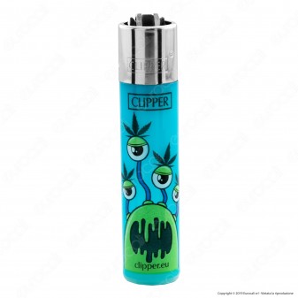 Clipper Large Colore Traslucido Fantasia Monster Weed 2 - Box da 48
