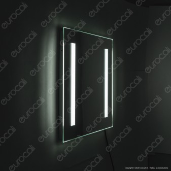 V-Tac VT-8700 Lampada LED a Specchio Rettangolare da Parete 30W con Anti Appannamento - SKU 40451
