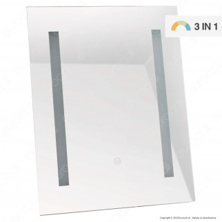 V-Tac VT-8701 Lampada LED Specchio Rettangolare Parete 27W IP44
