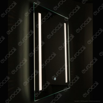 V-Tac VT-8701 Lampada LED Specchio Rettangolare Parete 27W IP44
