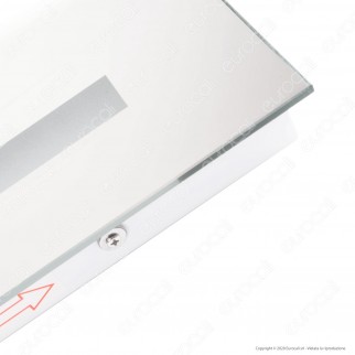 V-Tac VT-8701 Lampada LED Specchio Rettangolare Parete 27W IP44