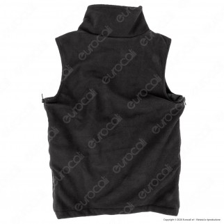 Intergross ThermoPile Gilet Unisex Riscaldante in Microfibra Nero con