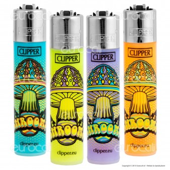 Clipper Large Fantasia Mushrooms - 4 Accendini [TERMINATO]