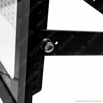 Sure Energy Faro LED SMD 100W IP65 Ultrasottile Colore Nero - mod.