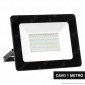 Immagine 1 - Sure Energy Faro LED SMD 100W IP65 Ultrasottile Colore Nero - mod.